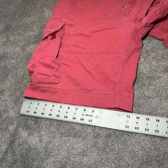 Polo Ralph Lauren Cargo Shorts Mens 36 Pink Classic Chino Multi Pocket Relaxed - Picture 10 of 12